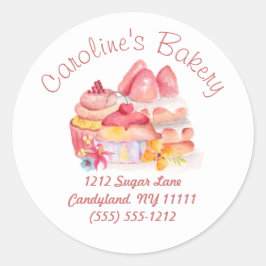 Adesivo Baking and Bakery Boutique, Cupcakes e pastéis
