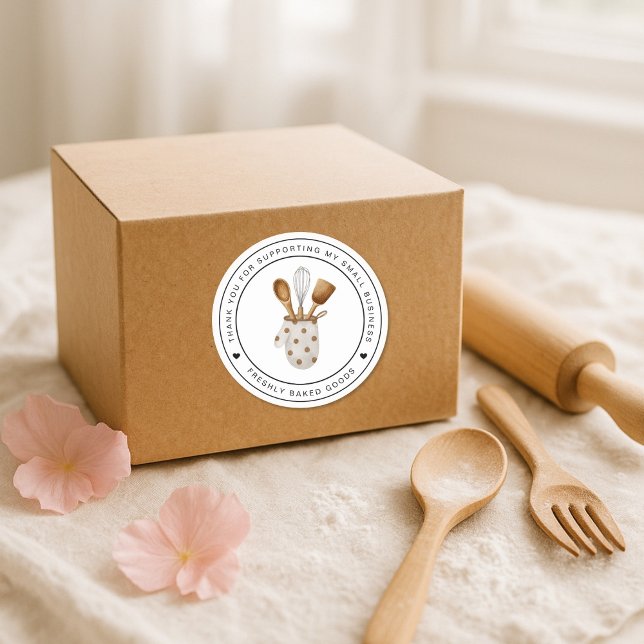 Adesivo Baking Business Sticker (Criador carregado)