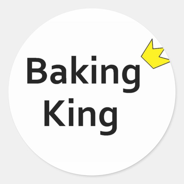 Adesivo Baking King (Frente)