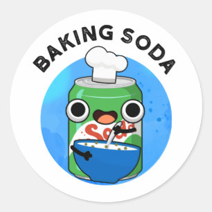Adesivo Baking Soda Cute Soda Pop Pun
