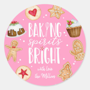 Adesivo Baking Spirits Bright Férias de Natal Baking