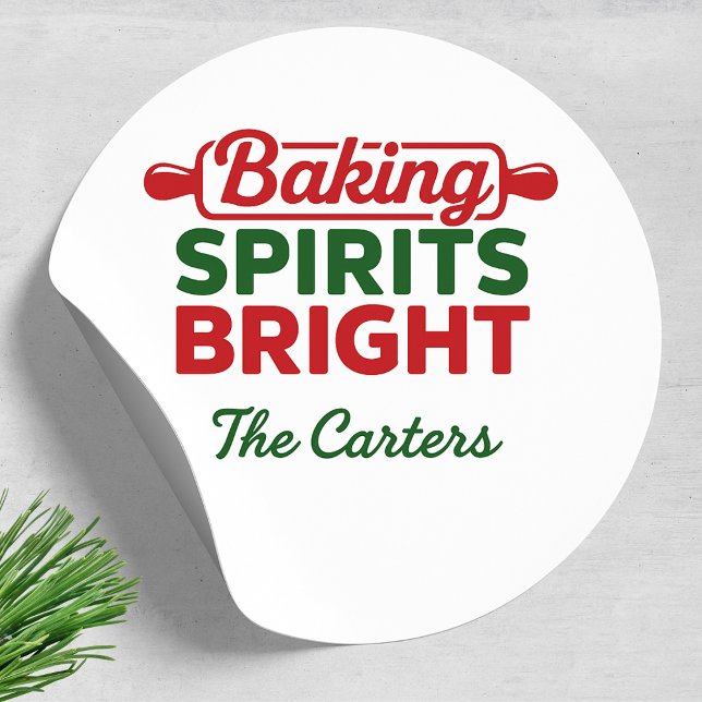 Adesivo Baking Spirits Bright Holiday (Criador carregado)