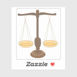 Adesivo Balança Antiga ou Balança de Travessão