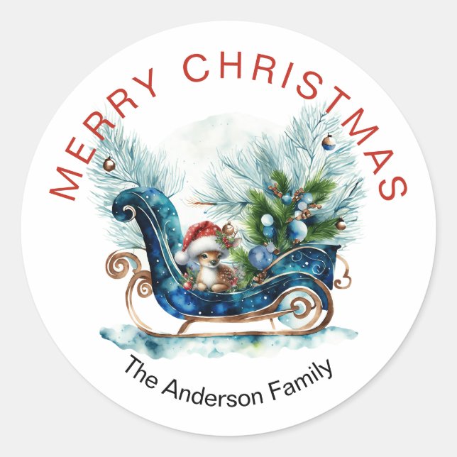 Adesivo Balança de Bebê Azul (Frente)