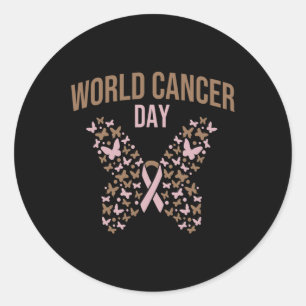 Adesivo Balança Mundial de Consciência do Cancer em forma