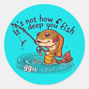 Adesivo Balanceie Seu Minhoco: O Lado Divertido da Pesca