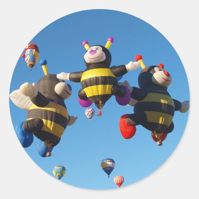 Adesivo Balão de ar quente - Ballooning (Frente)