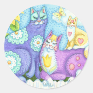 Adesivo Balão De Gagueiros E Ruros, PATRINHOS DE GATO