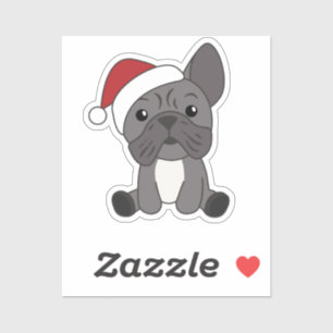 Adesivo Balão de Natal Francês - Animais de inverno para n