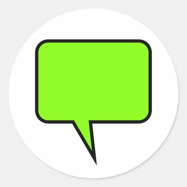 Adesivo Balão do Word (Frente)