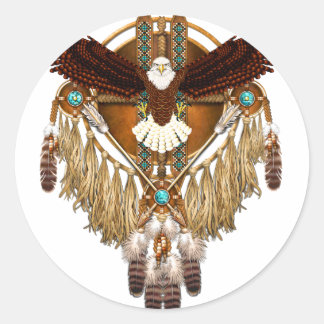 Adesivo Bald Eagle Mandala - revista