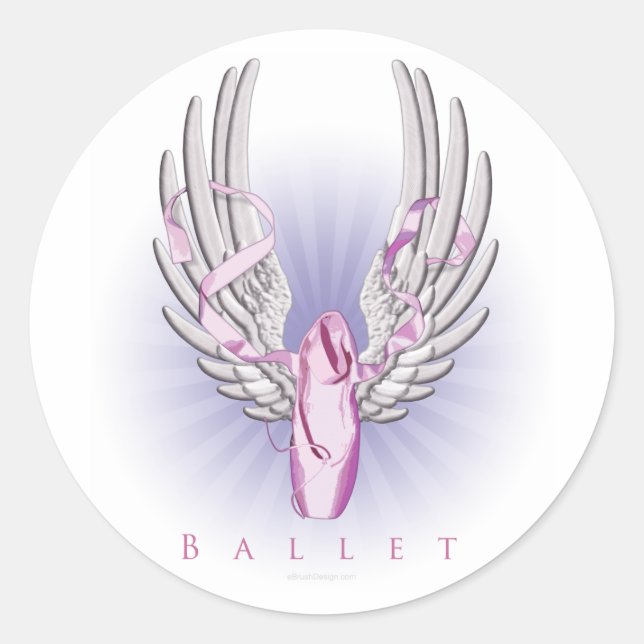 Adesivo Balé de asa (dança) (Frente)
