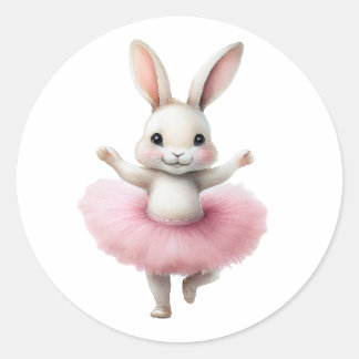 Adesivo Balé de dança de bailarina branca
