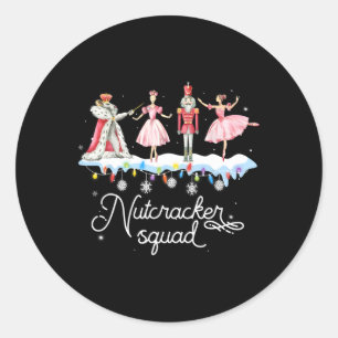 Adesivo Balé de Nutcracker de Natal Dançando Mulheres Cria