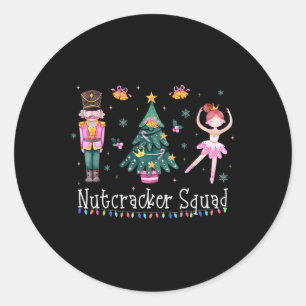 Adesivo Balé de Nutcracker de Natal Dançando Mulheres Cria