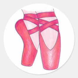 Adesivo Balé Ponteiro Calçados Ballerina Dance Professora