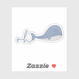 Adesivo Baleia-Arco: Oh Baleia