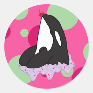 Adesivo Baleia Assassina de Orca Personalizável