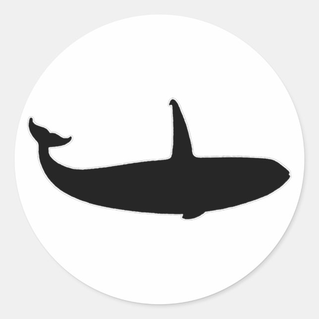 Adesivo Baleia Assassina - Orca (ilustração) (Frente)