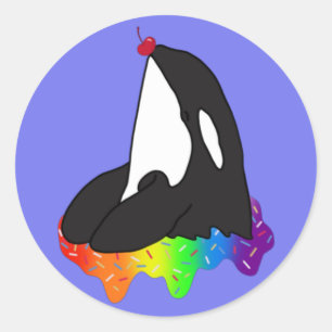 Adesivo Baleia Assassina Orca Personalizável 