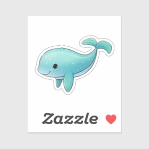 Adesivo Baleia de animação