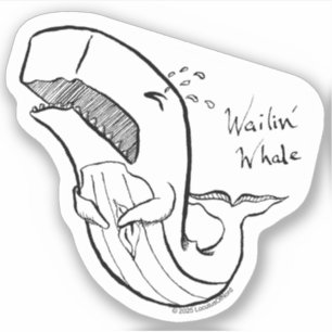 Adesivo Baleia de Wailin