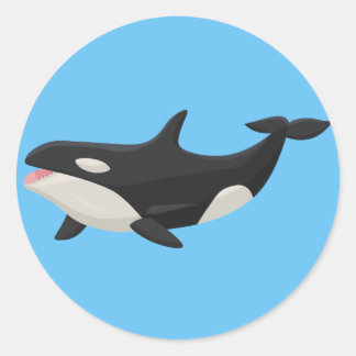 Adesivo Baleia Orca animada