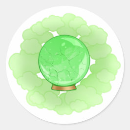 Adesivo Ball Cristal Cracking Verde Livremente