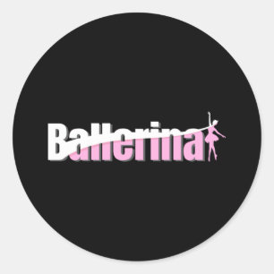 Adesivo Ballerina - Arte Swish Abstrato Balé Girly