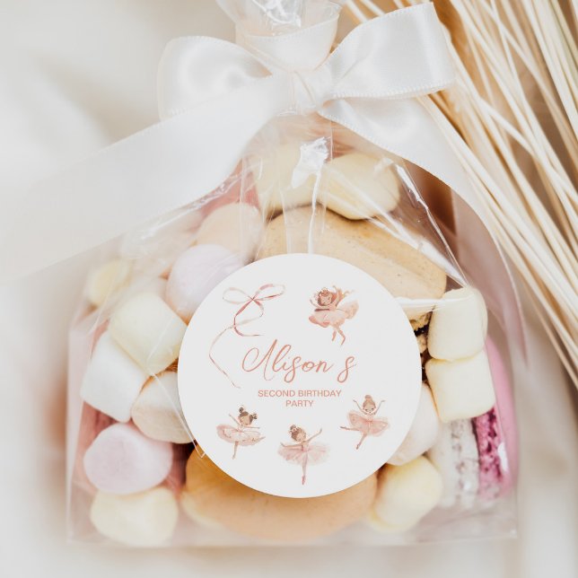 Adesivo Ballerina Birthday (Criador carregado)