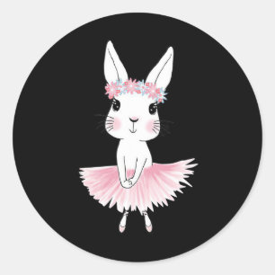 Adesivo Ballerina Bunny Balé Rabbit Garota F