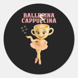 Adesivo Ballerina Cappuccina Italiano Brainrot Memória Cri