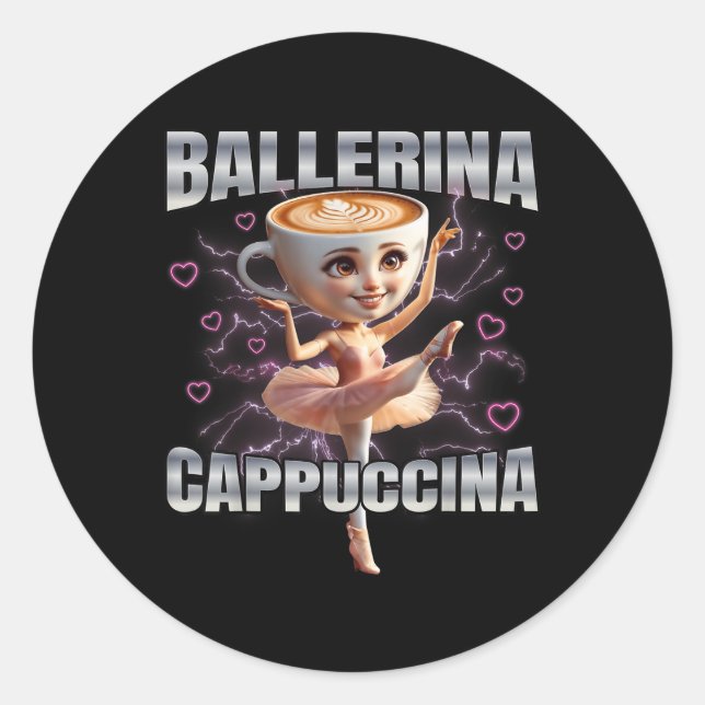 Adesivo Ballerina Cappuccino (Frente)