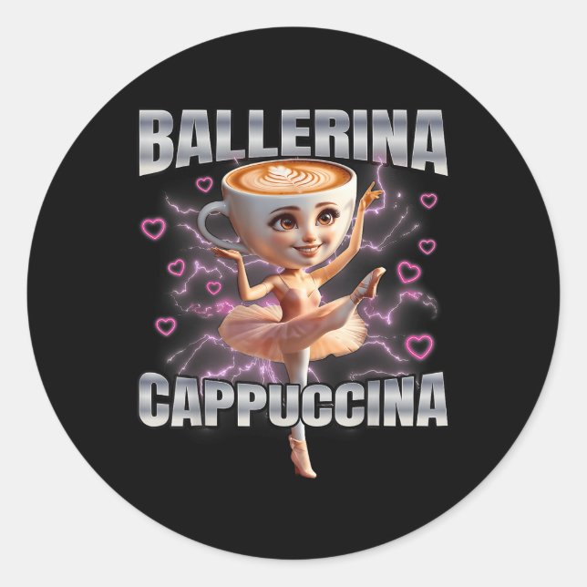 Adesivo Ballerina Cappuccino (Frente)