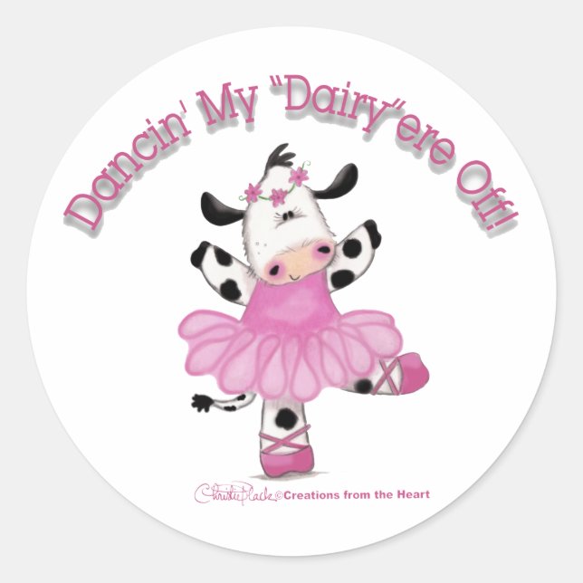 Adesivo Ballerina Cow (Frente)