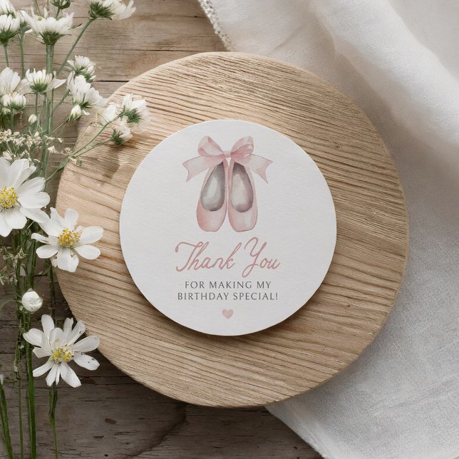 Adesivo Ballerina Festa de aniversário (Criador carregado)