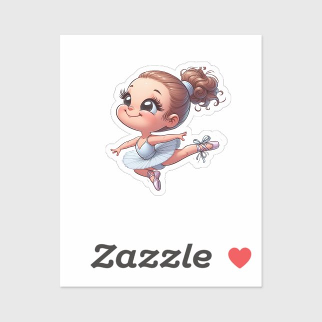 Adesivo ballerina girl (Folha)