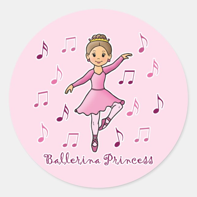 Adesivo Ballerina Princess (Frente)