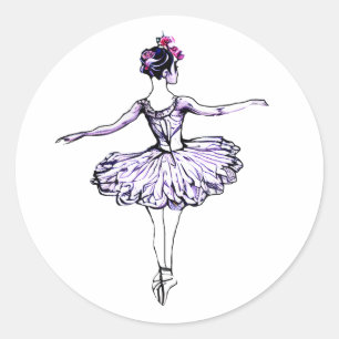 Adesivo Ballerina Silhouette