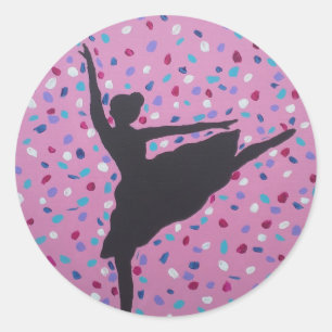 Adesivo Ballerina Silhouette Stickers