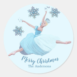 Adesivo Ballerina Snowflakes, o biscoito de Natal