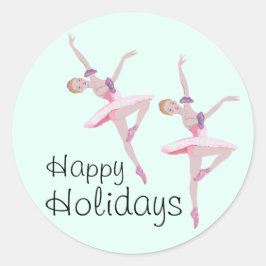 Adesivo Ballerina Sugar Plum Fairy Nutcracker Natal