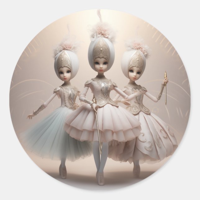 Adesivo Ballet do Quebra-Nozes Moda-Dançarinos Árabes (Frente)