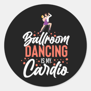 Adesivo Ballroom Dancing Beginner Music Dancer Lessons