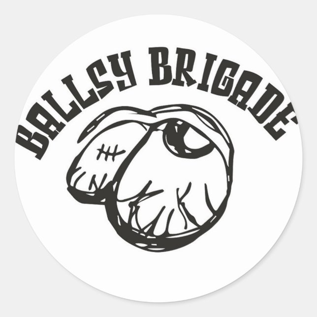 Adesivo Ballsy Brigade Stickers (Frente)