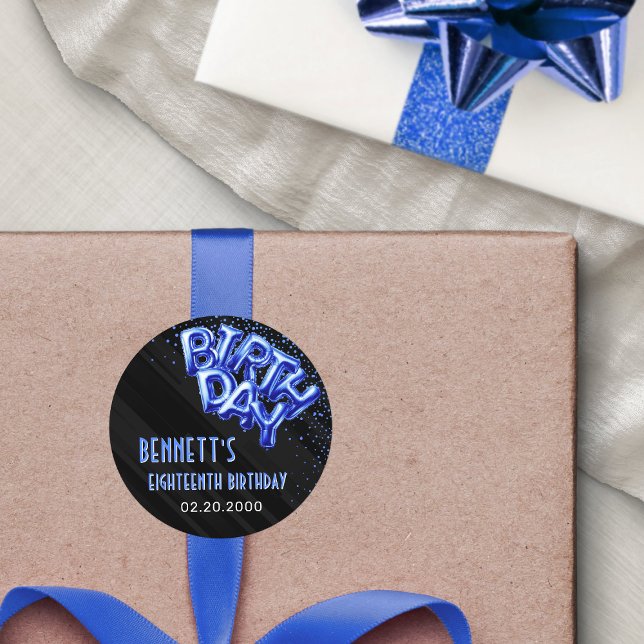 Adesivo Balões Azul (Criador carregado)