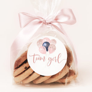 Adesivo Balões Azul ou rosa time menina revelação do sexo