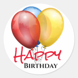 Adesivo Balões de Aniversário