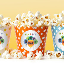 Balões de aniversário felizes e brilhantes