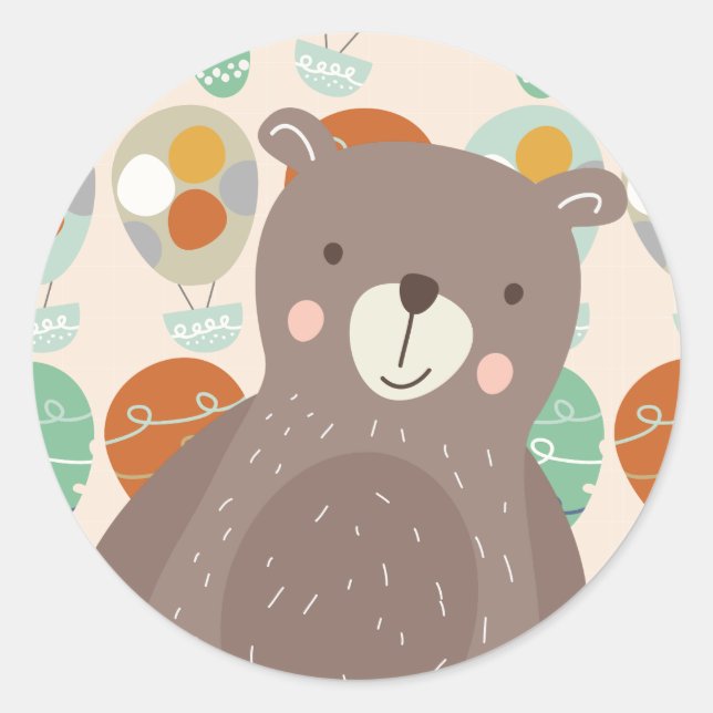 Adesivo Balões de ar quente Whimsic (Frente)